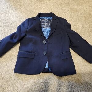 Andy & Evan Navy Kids Blazer 12-18 Months